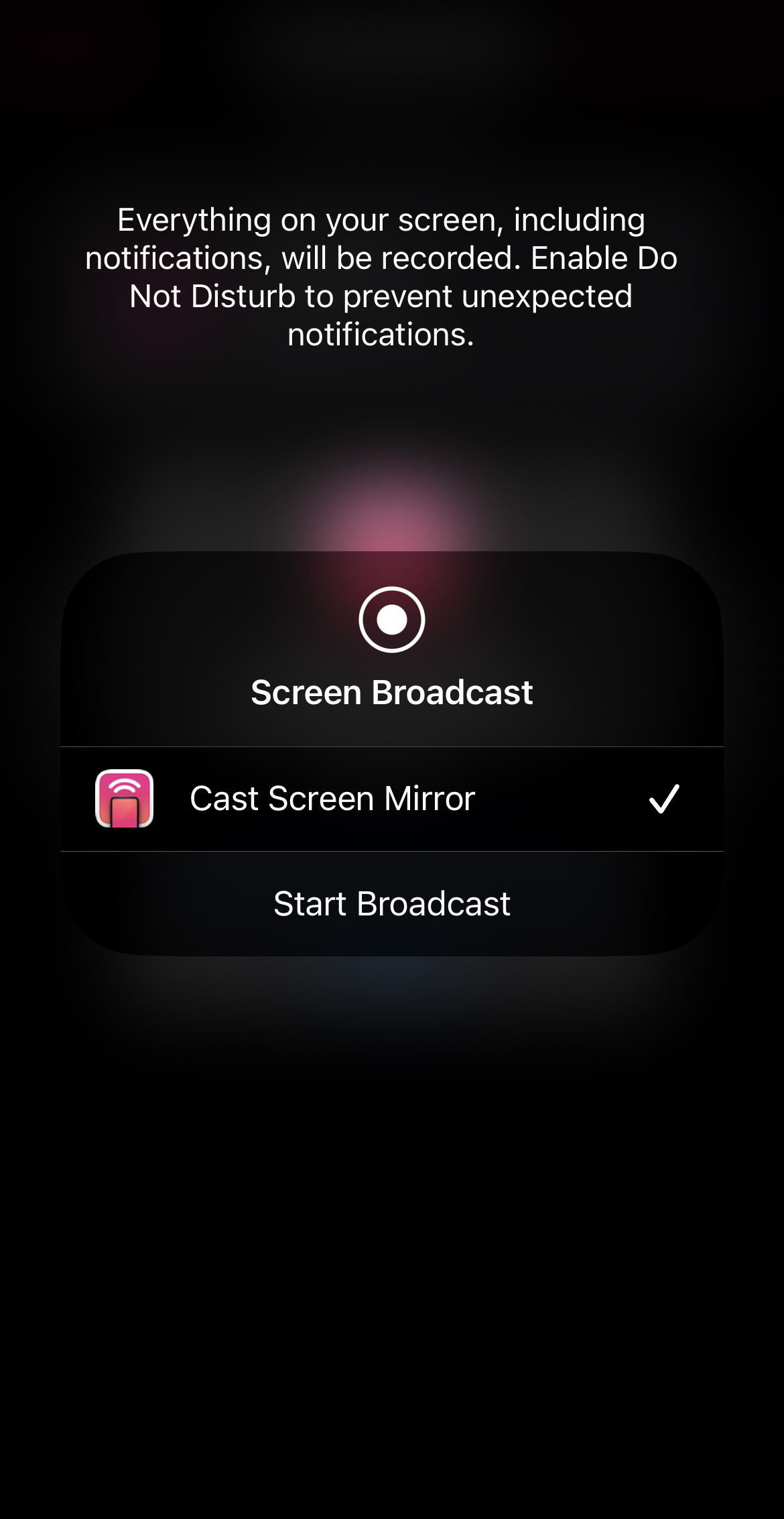 Screen Broadcasting with Replica