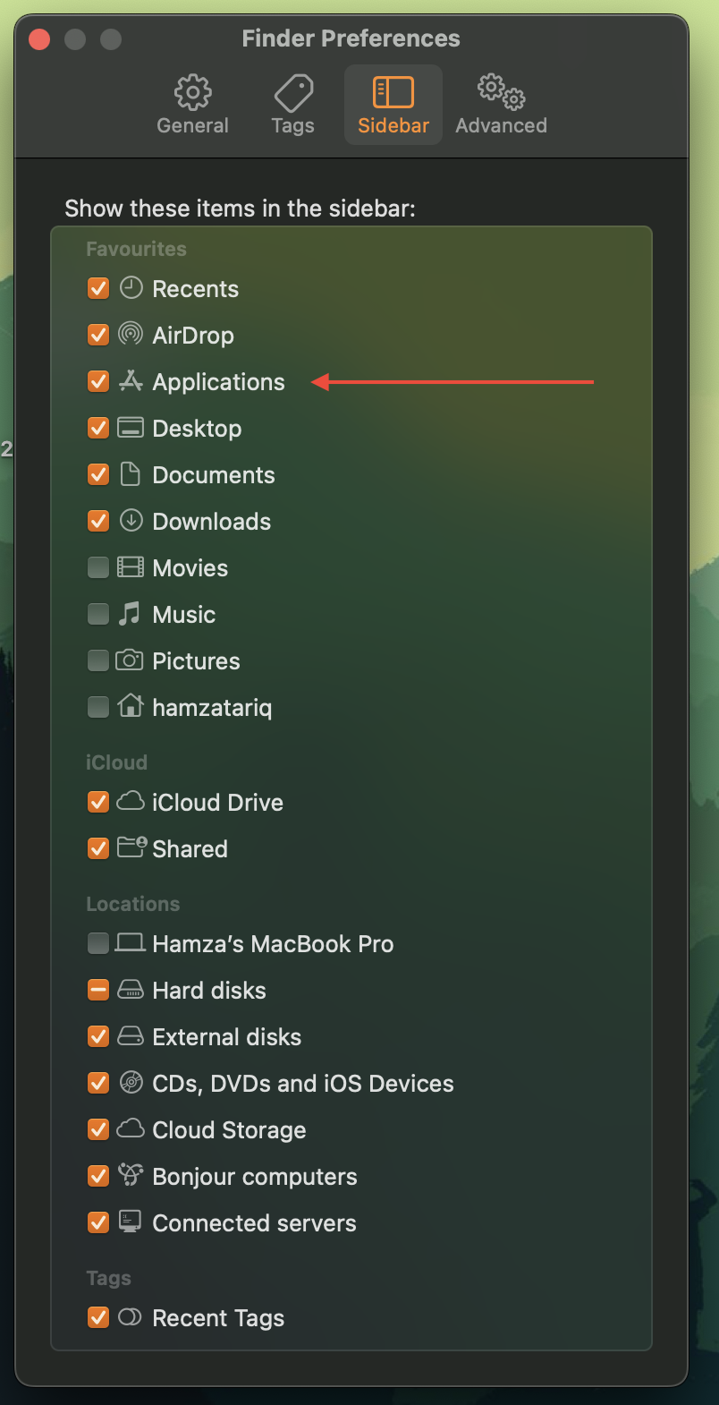 The Mac’s Finder Preferences