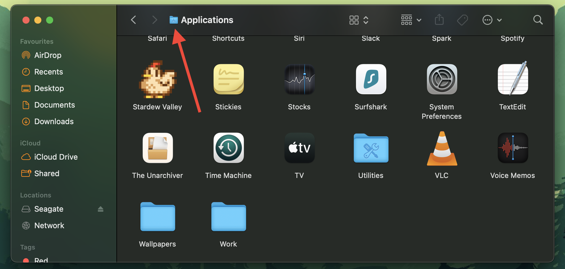 where to find applications on mac