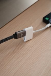 Connect an HDMI cable to the adapter