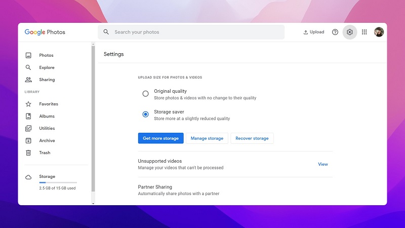 Compressed files will take up much less disk space.