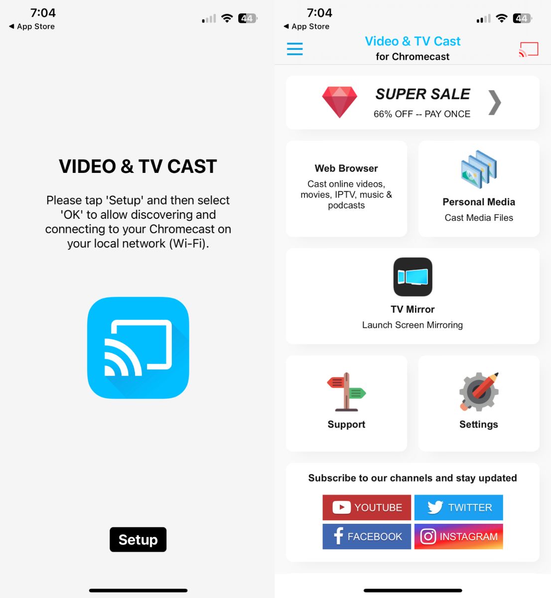 TV Cast Chromecast helps stream media