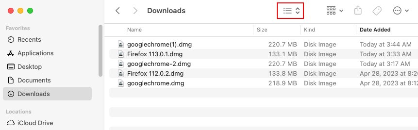 The Mac Downloads Folder