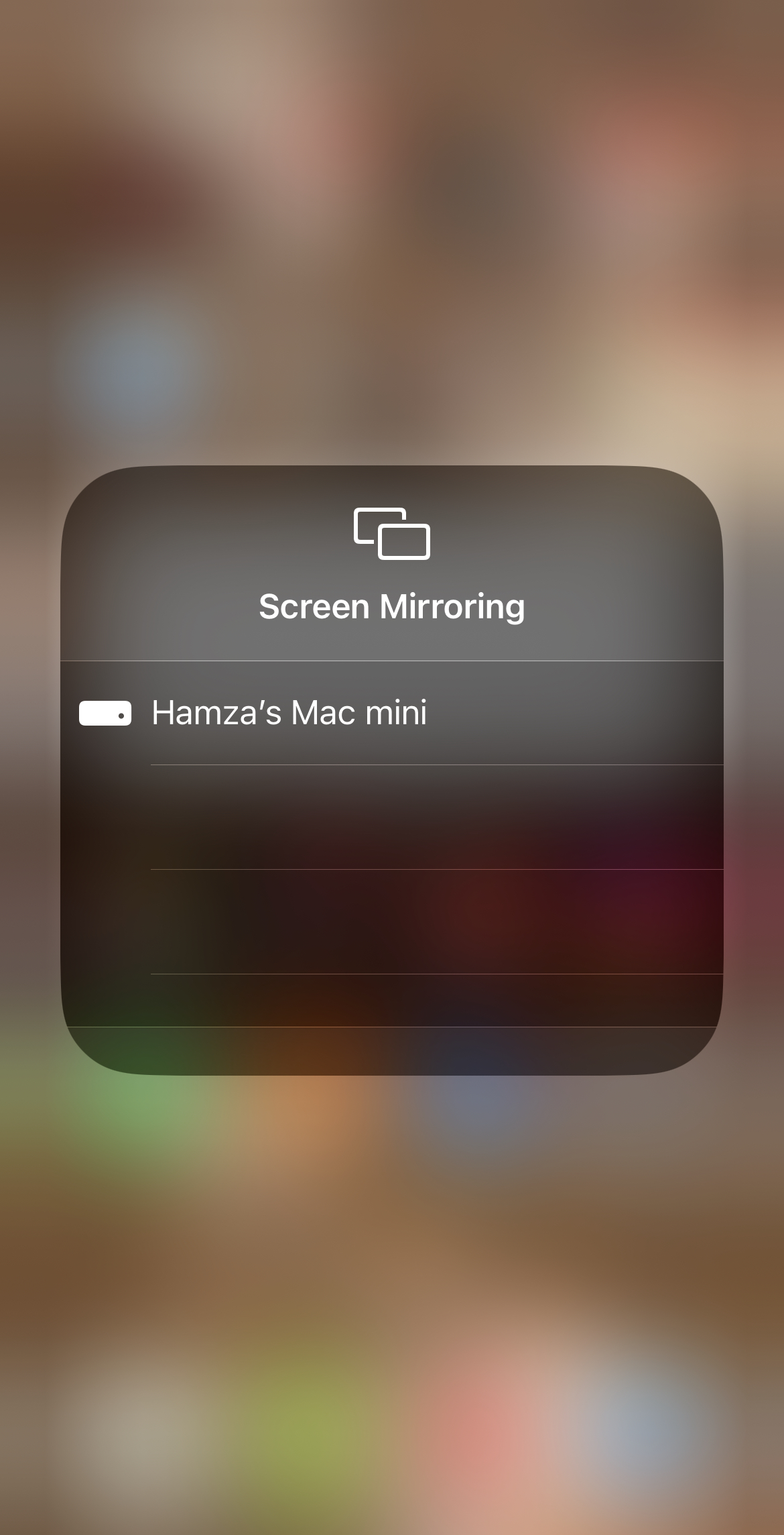 Using iPhone's built-in screen broadcasting feature