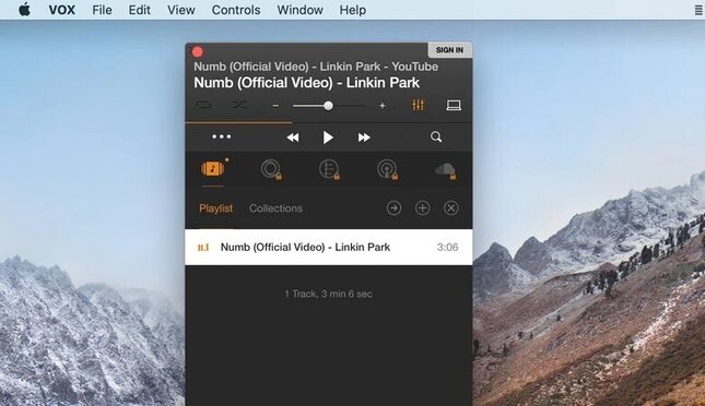 VOX MP3 player for Mac es fácil de usar y tiene una interfaz amigable, pero al mismo tiempo tiene funciones limitadas en la versión gratuita.