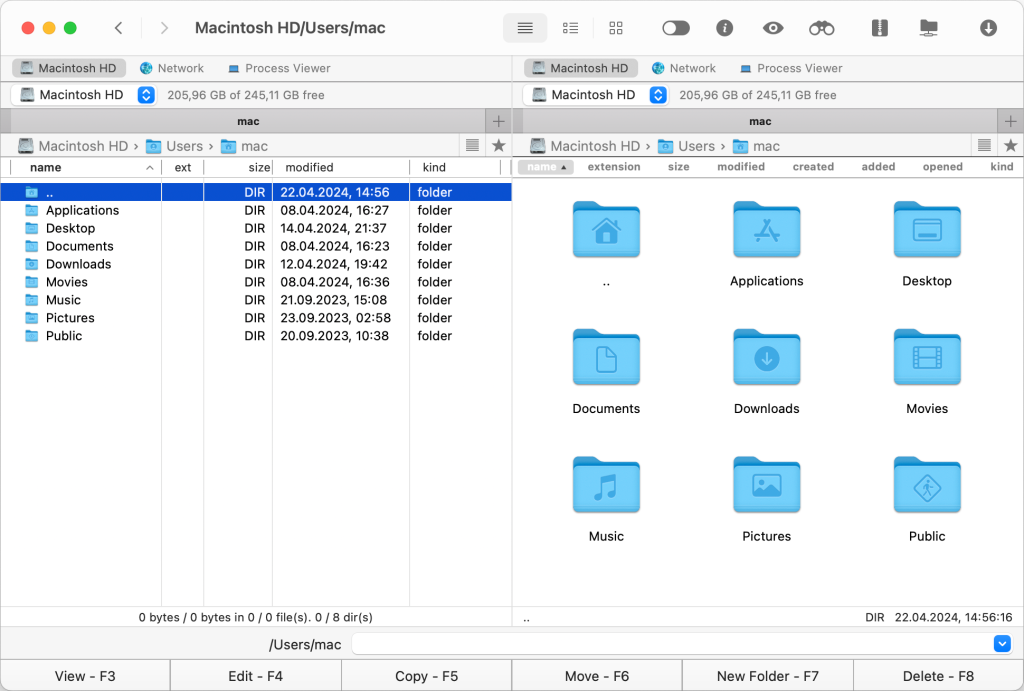 how to delete a page in files on mac