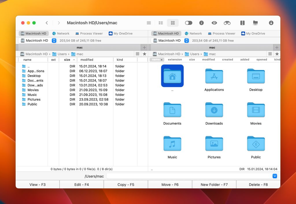  Manage files on Mac with Commander One