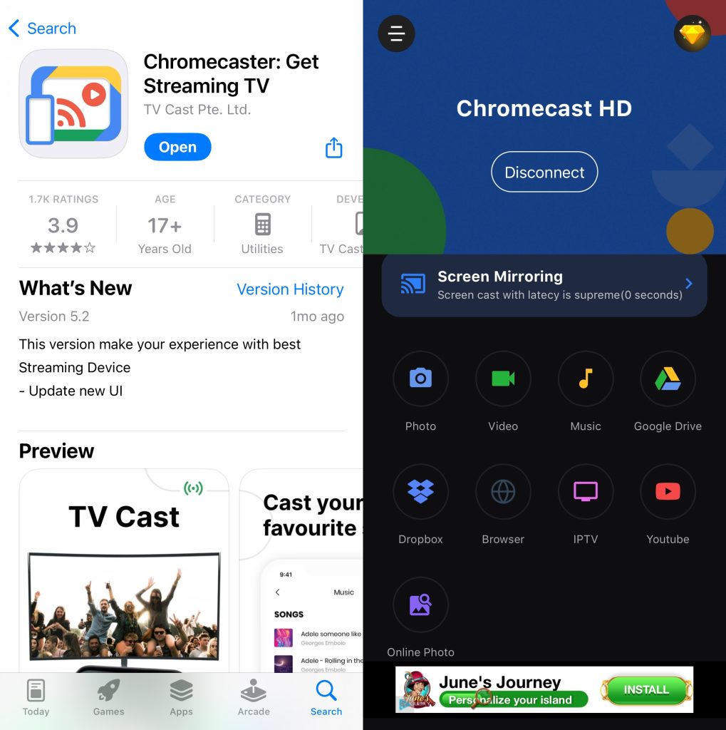 Chromecaster: Get Streaming TV app on the App Store