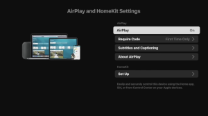 Tap on AirPlay option to switch on