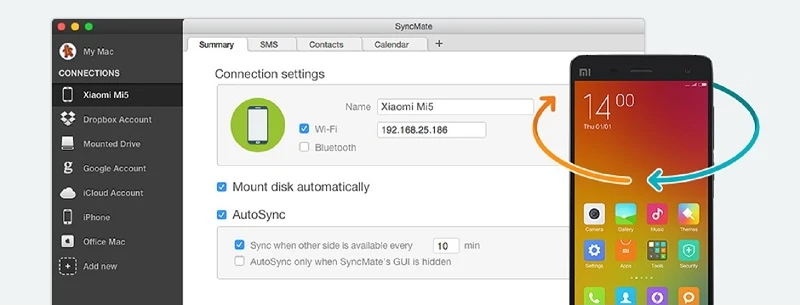 Alles-in-één synchronisatietool voor Mac