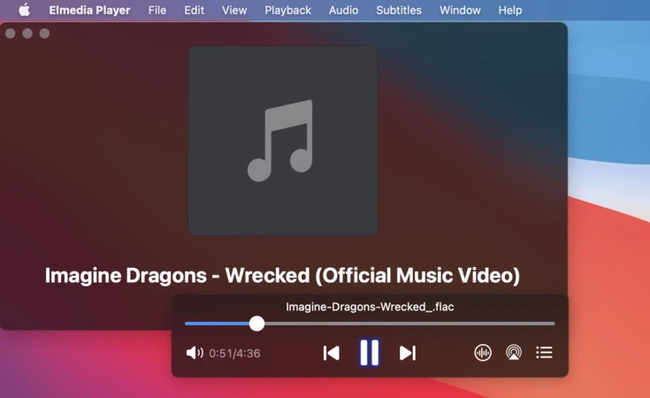 Mac용 최고의 FLAC 플레이어 - Elmedia