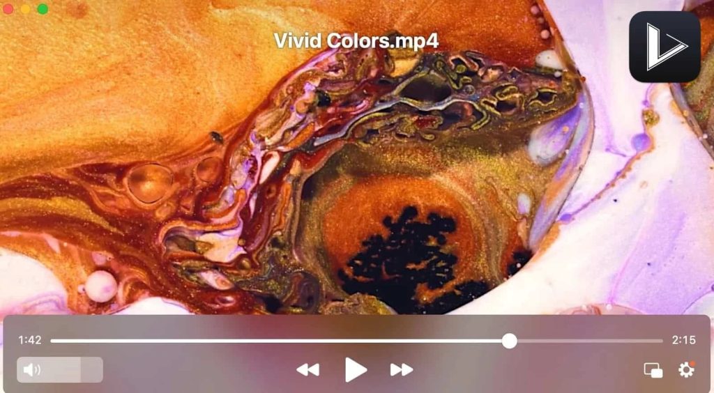 Reproductor de vídeo ligero para macOS.