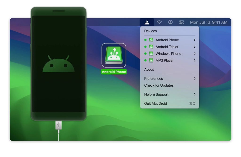 Connecter Android à Mac sans aucun obstacle