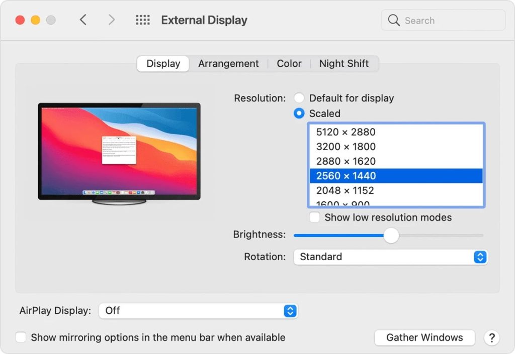 Apple TV connection.