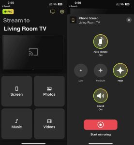 The DoCast app is the best app to connect your iPhone to TV 