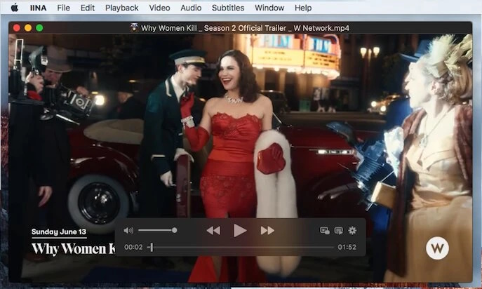 Mac WebM player with modern macOS interface