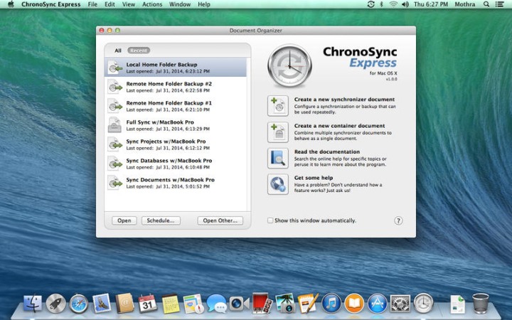 ChronoSync for Mac ChronoSync for Mac