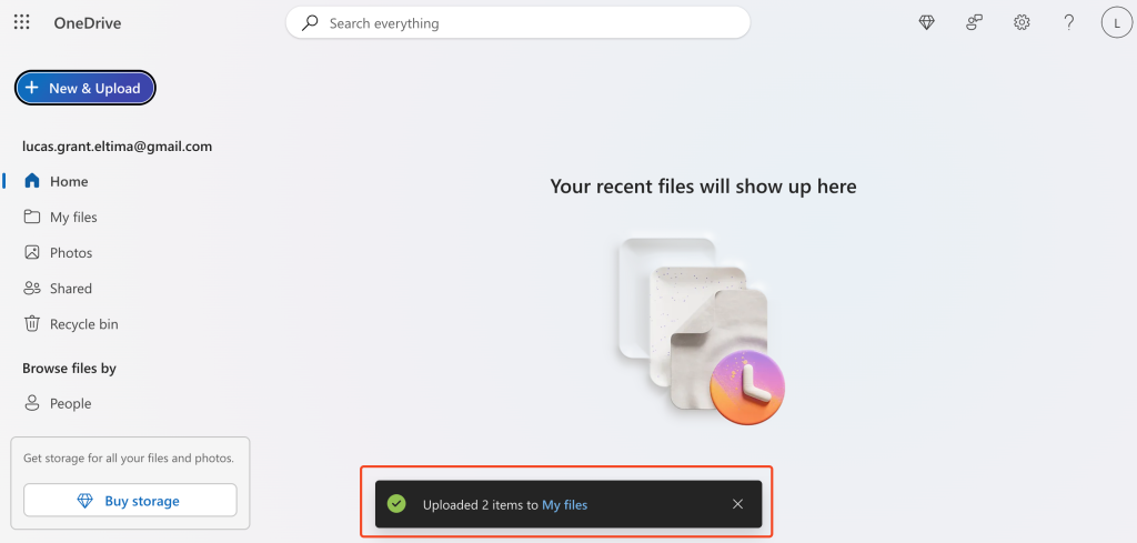 How to transfer files from Google Drive to OneDrive [Manual]
