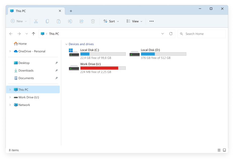 Google Drive in File Explorer Google Drive in File Explorer on Windows