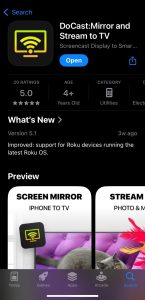 Download DoCast aus dem App Store auf iPhone