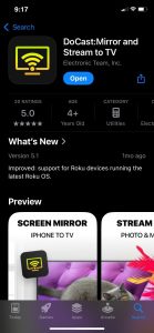 Download DoCast from the App Store