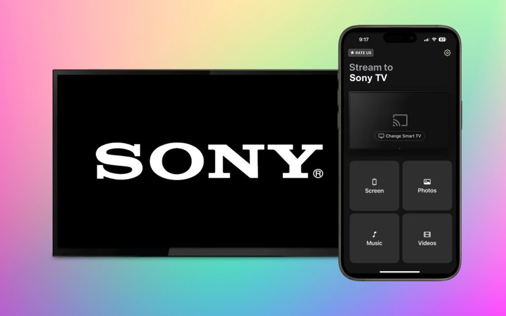 How to Screen Mirror iPhone to Sony TV: Wireless & Wired Options