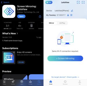 Screen Mirroring: LetsView on the App Store
