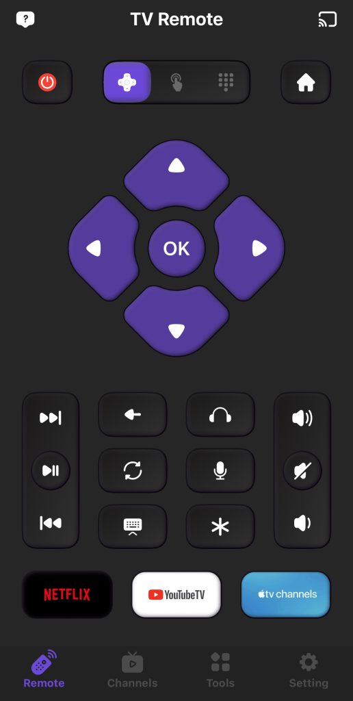 TV Remote & Smart TV Control app on iOS