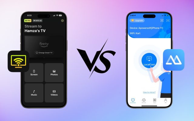 DoCast App vs ApowerMirror - Screen Mirroring: Key Differences