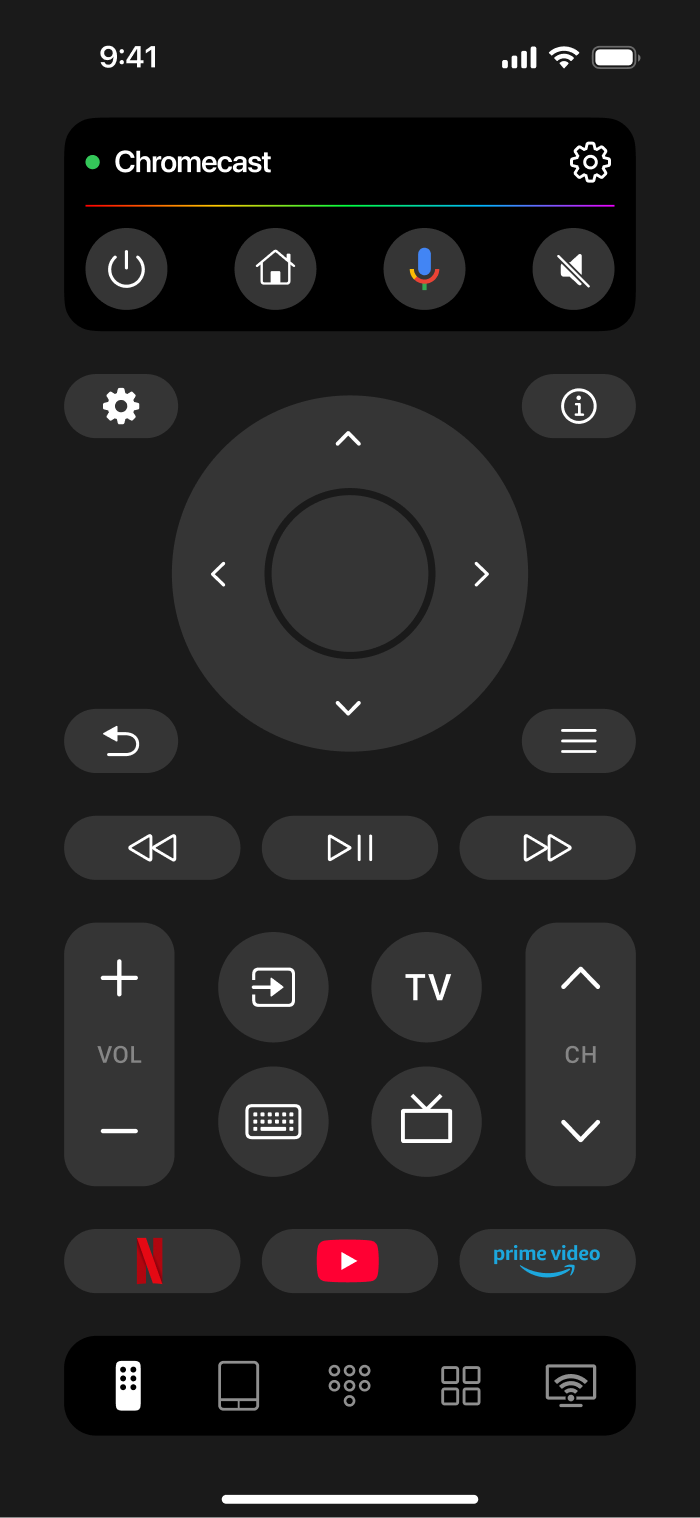 TVRem - universal TV remote app on iOS TVRem - universal TV remote app on iOS