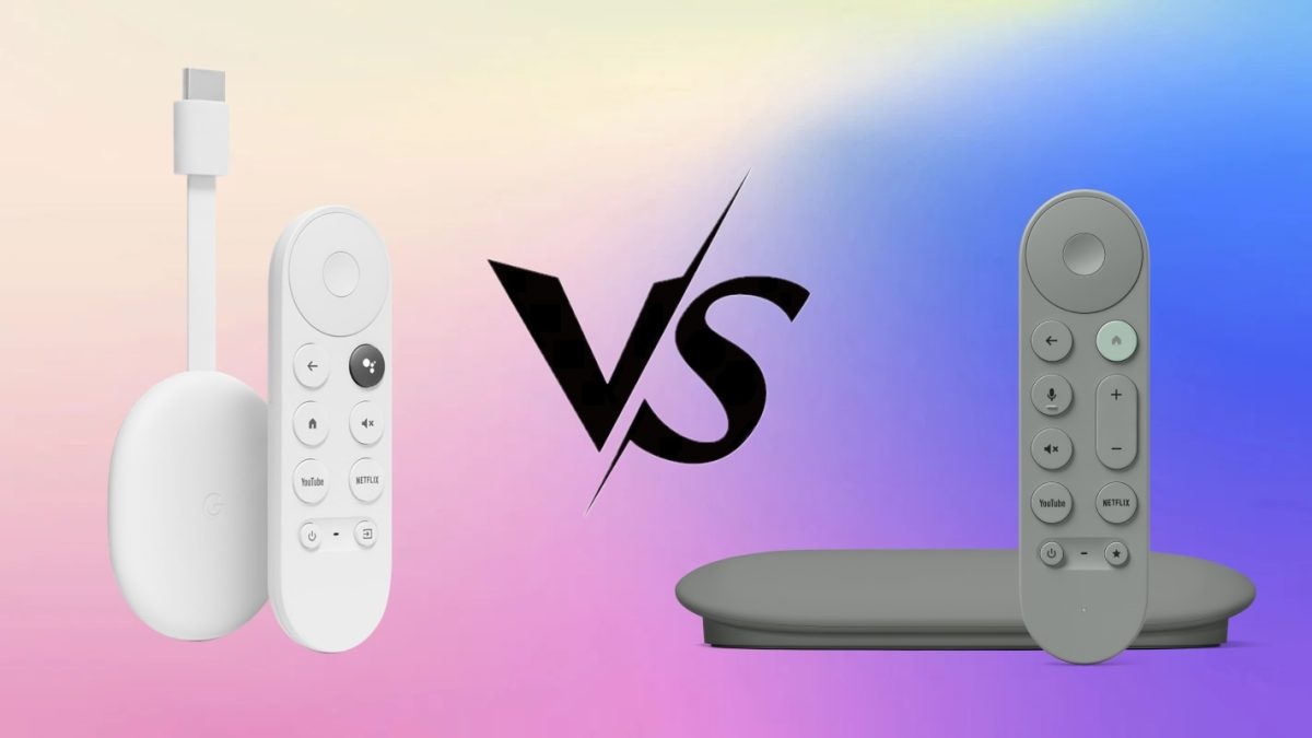 Google Chromecast メディアストリーミングデバイス google-chromecast-vs-google-tv
