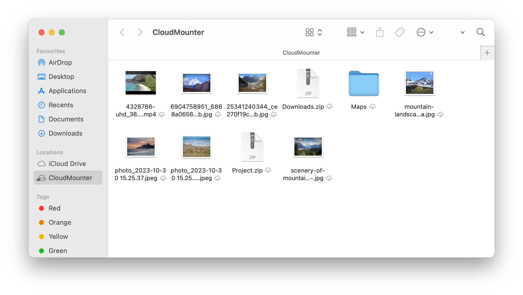 Google Drive in Finder on macOS Google Drive in the Finder's Locations sidebar on Mac