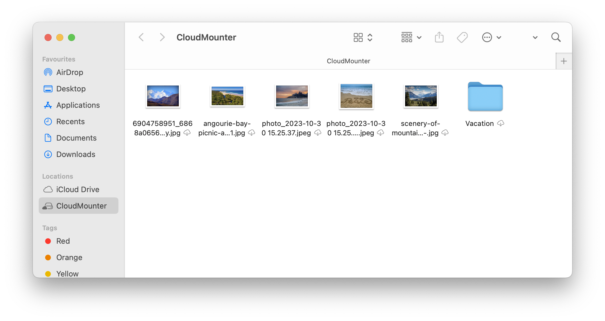 Dropbox in Finder on macOS Dropbox in the Finder's Locations sidebar on Mac