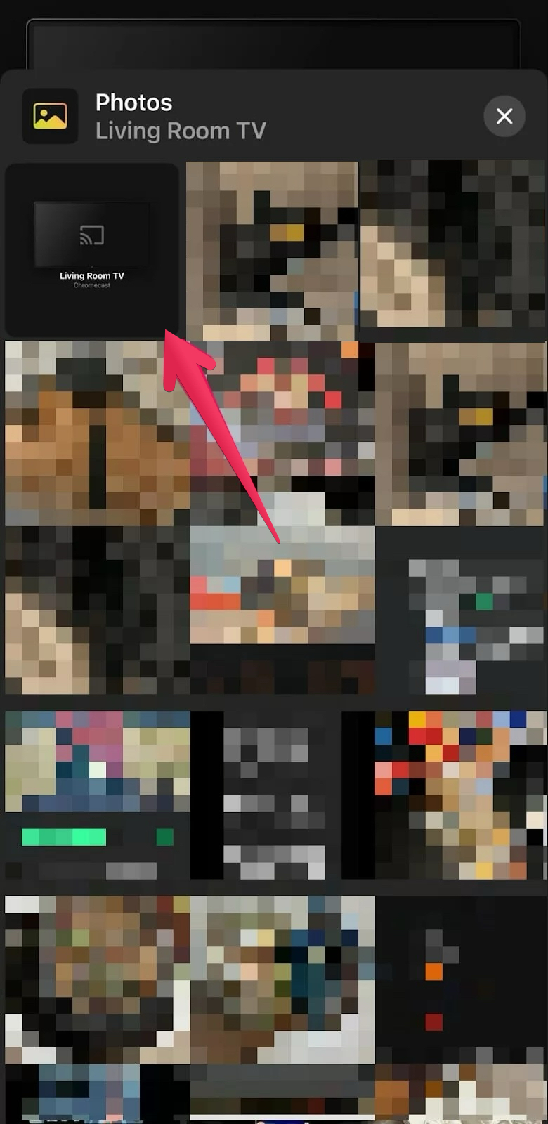 Photos function in DoCast