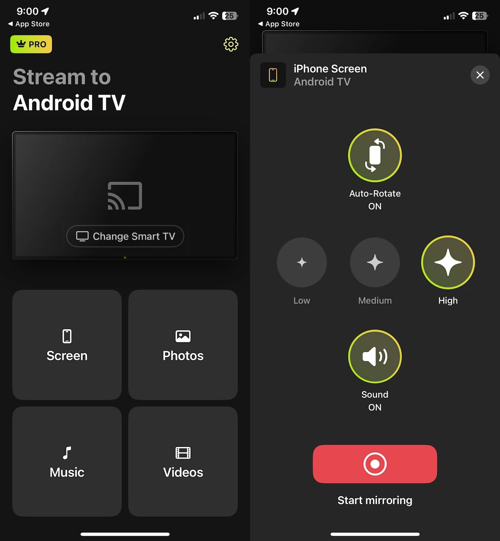 Download DoCast fra App Store og åbn den