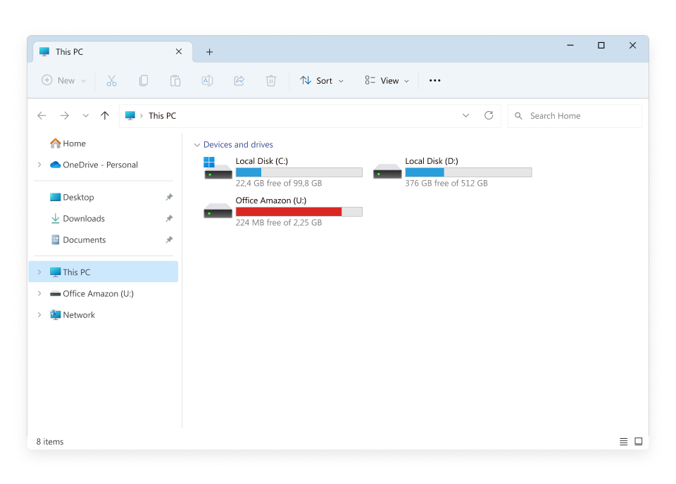 Amazon S3 connection as a drive in File Explorer Access Amazon S3 server from File Explorer