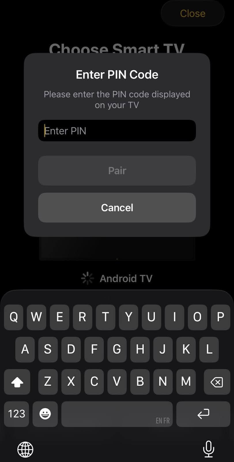 Pair TVRem with your TV device