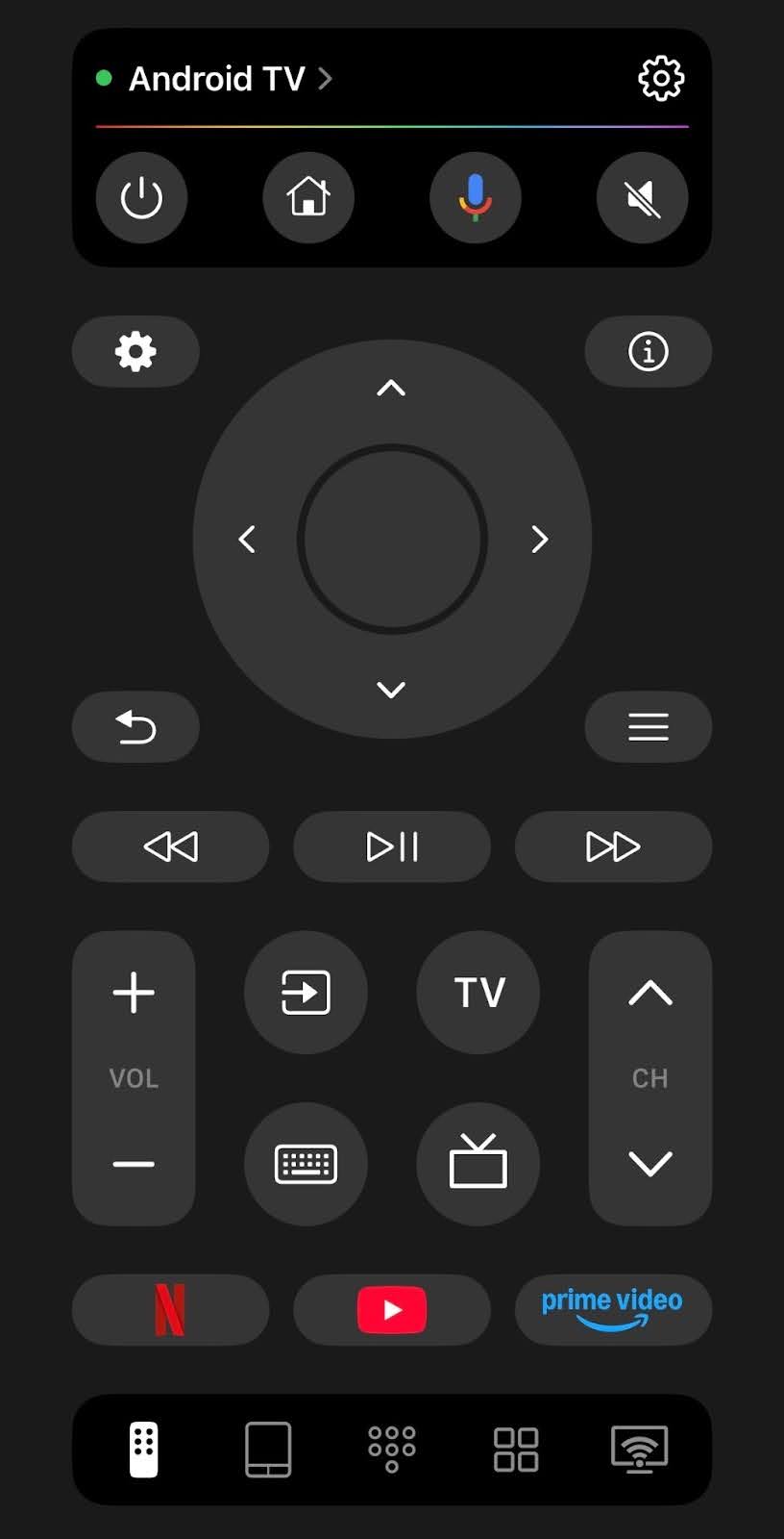 TVRem is connected to your TV device
