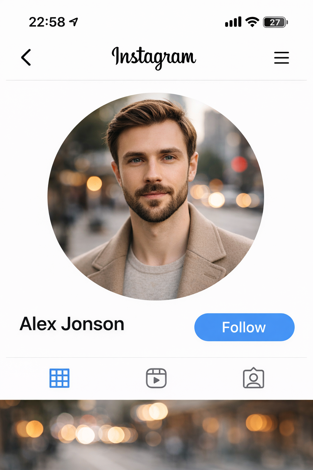 Face-focused shot Face-focused shot