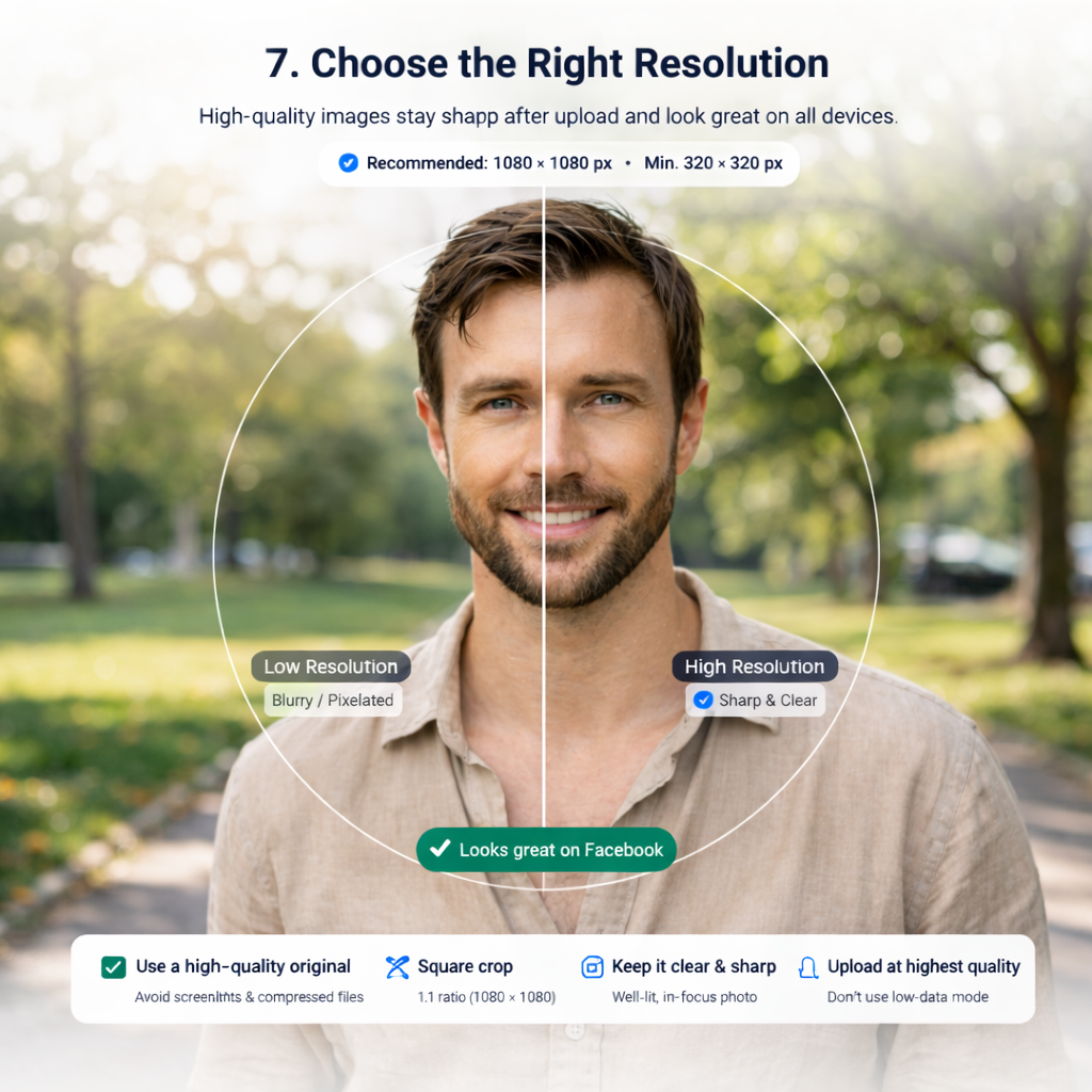 Choose the right resolution