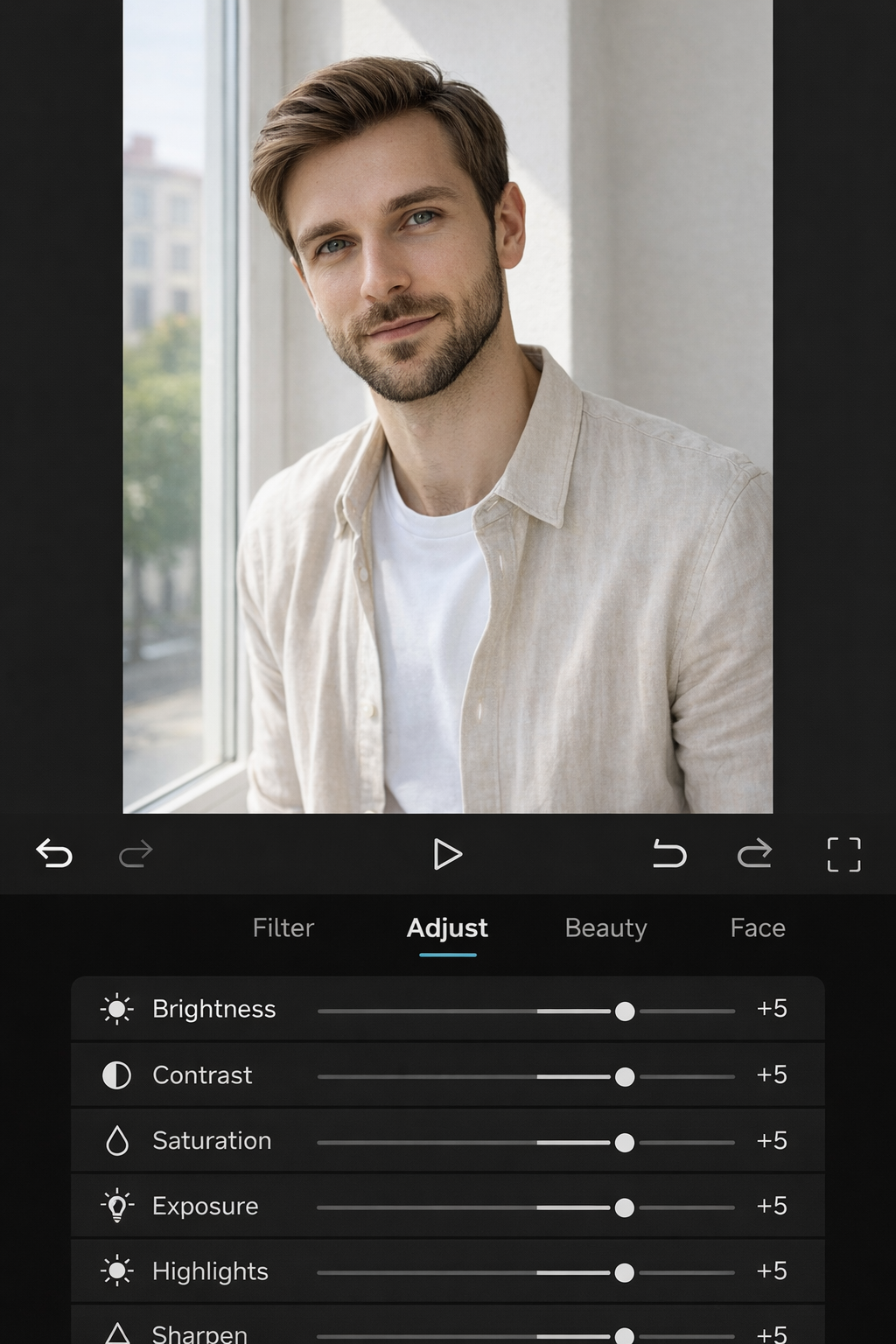 Soft and natural editing Soft and natural editing