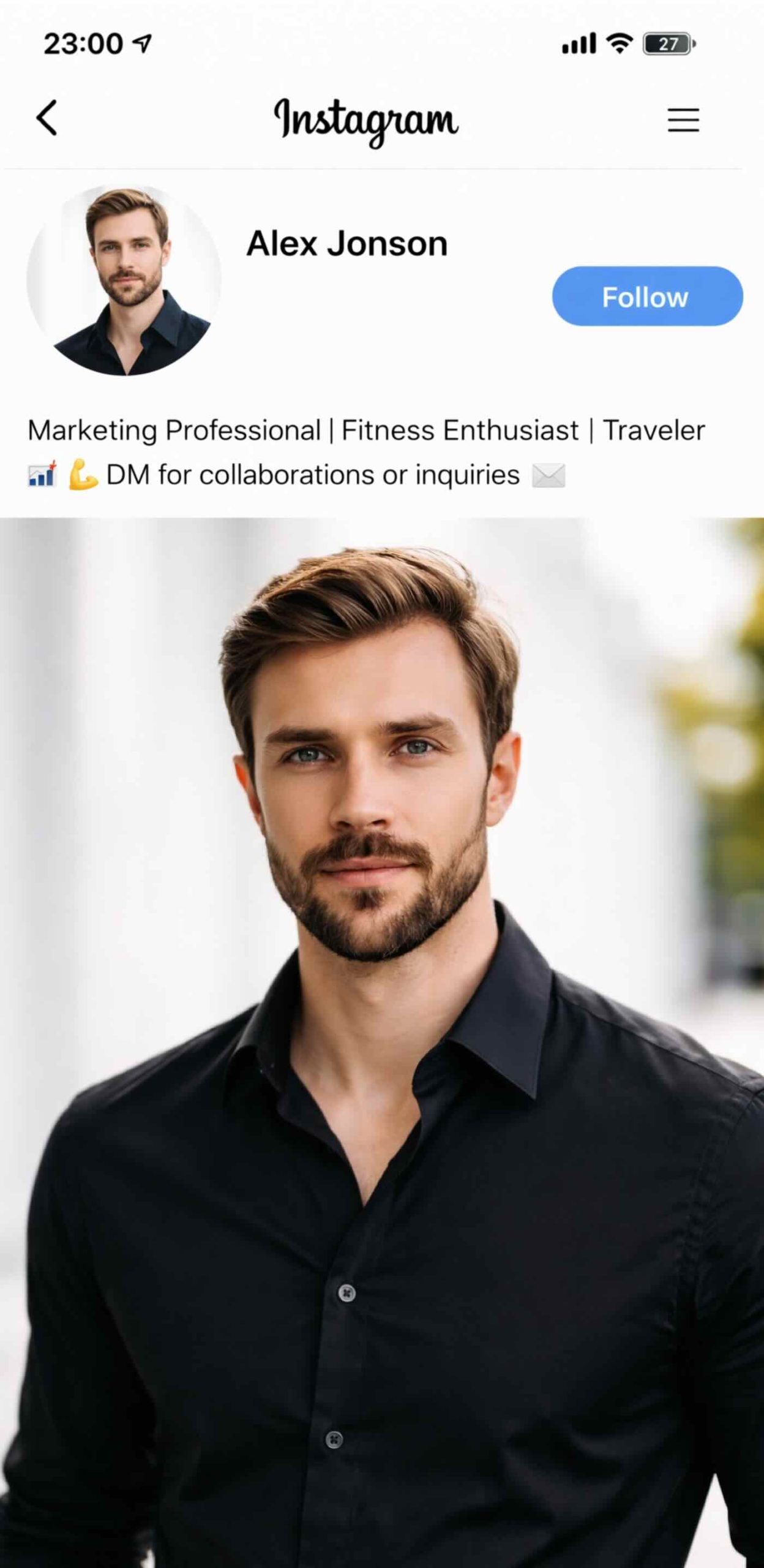 Strong contrast between you and the background Strong contrast between you and the background