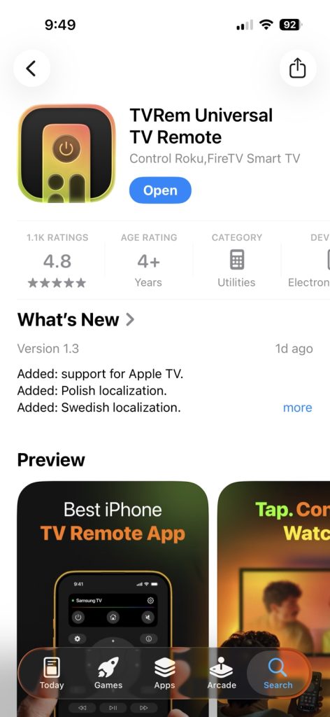 TVRem on the App Store
