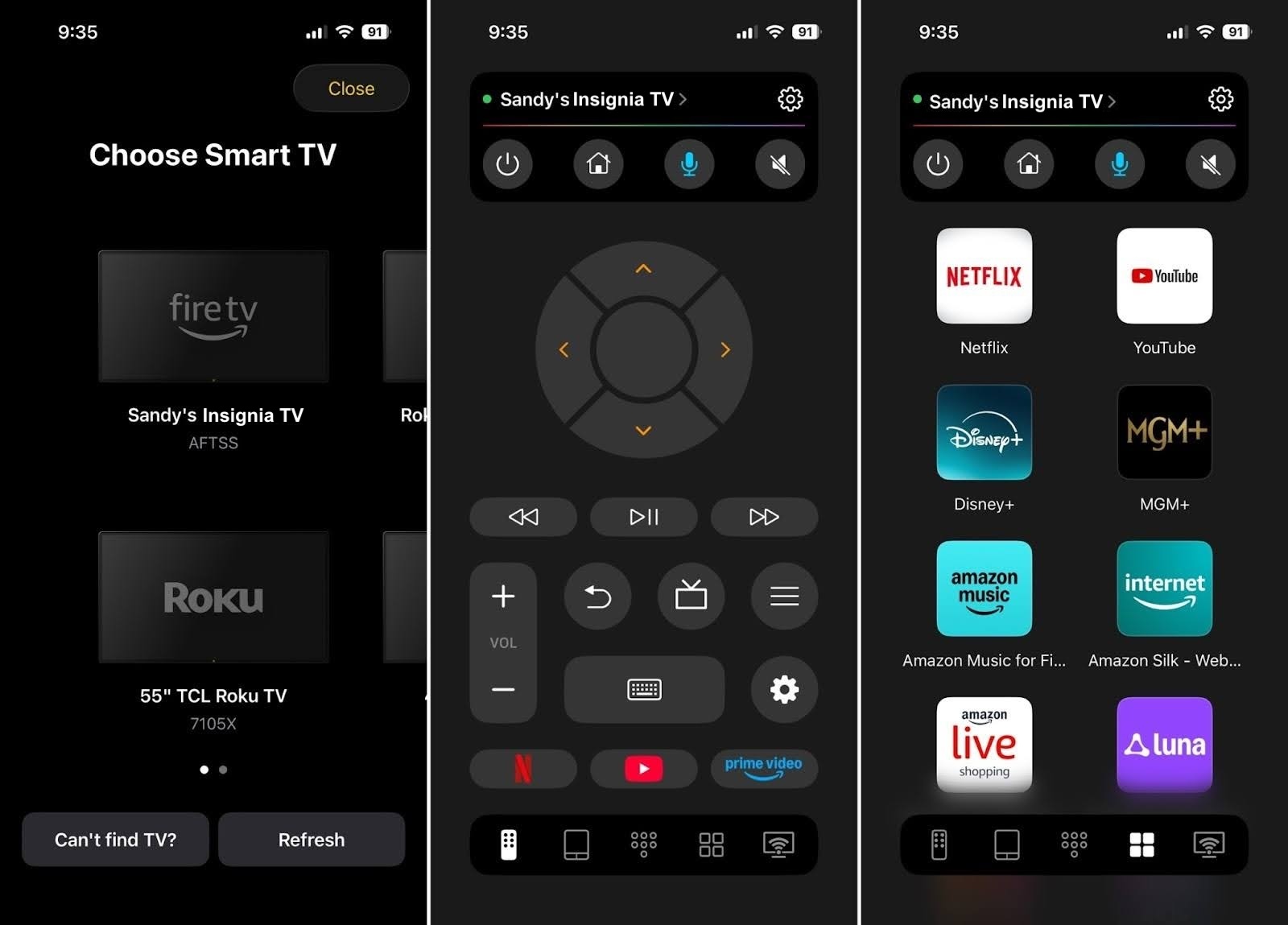 TVRem is the best remote app for Insignia TV TVRem is the best remote app for Insignia TV