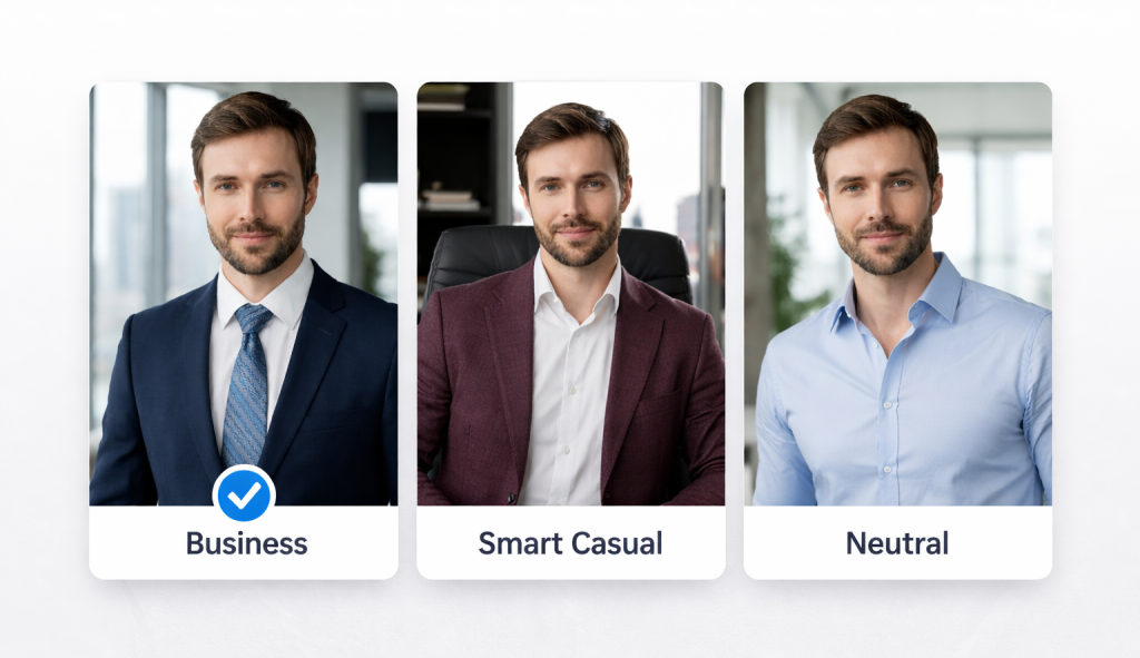 Wear Professional or Smart Casual Clothing